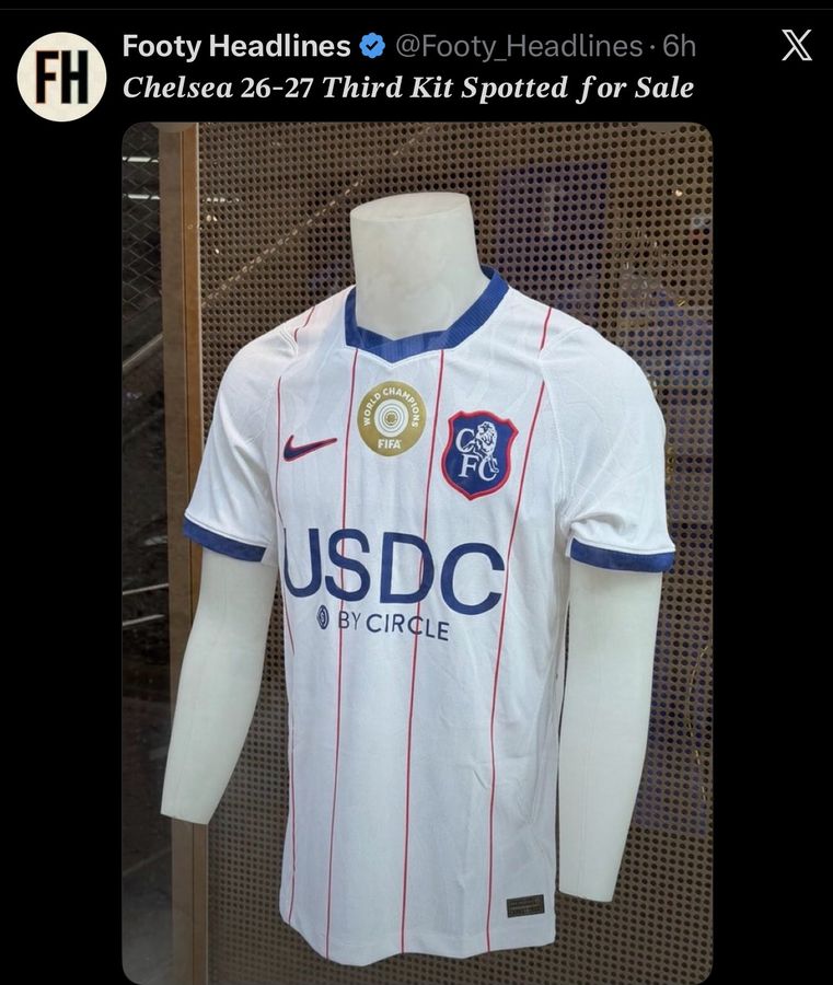 Chelsea 26-27 Third Kit Spotted for Sale